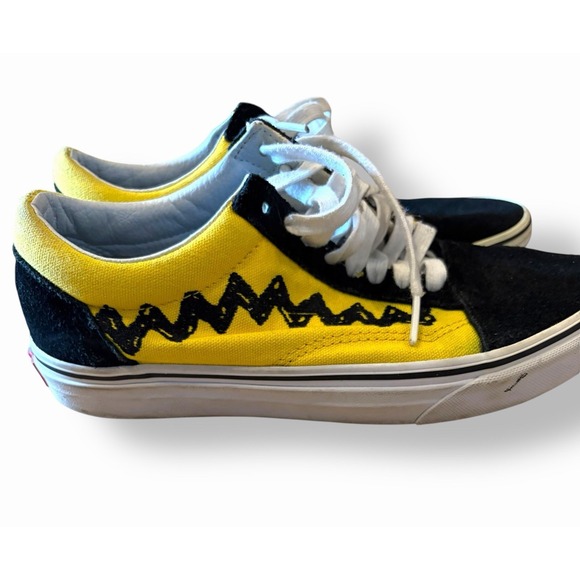 Vans Other - VANS x Peanuts Old Skool Charlie Brown Vans x Peanuts 2017 Yellow Black US Sz 7